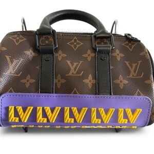 Louis Vuitton Keepall Bandouliere Bag  Edition LV Rubber Monogram Canvas NEW